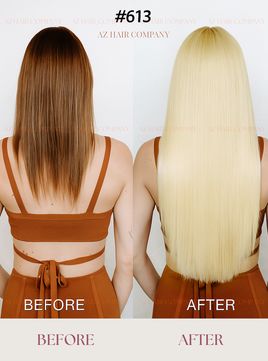 Light Blonde (#613) Regular Clip-In Hair 150g