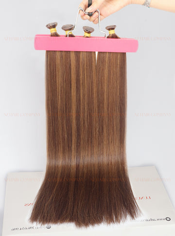 Dark Brown (#2ash) Genius Weft Hair Extensions 100g