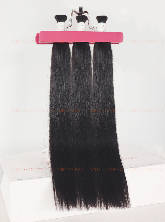 Natural Black (#1B) Bulk Hair Extensions 100g
