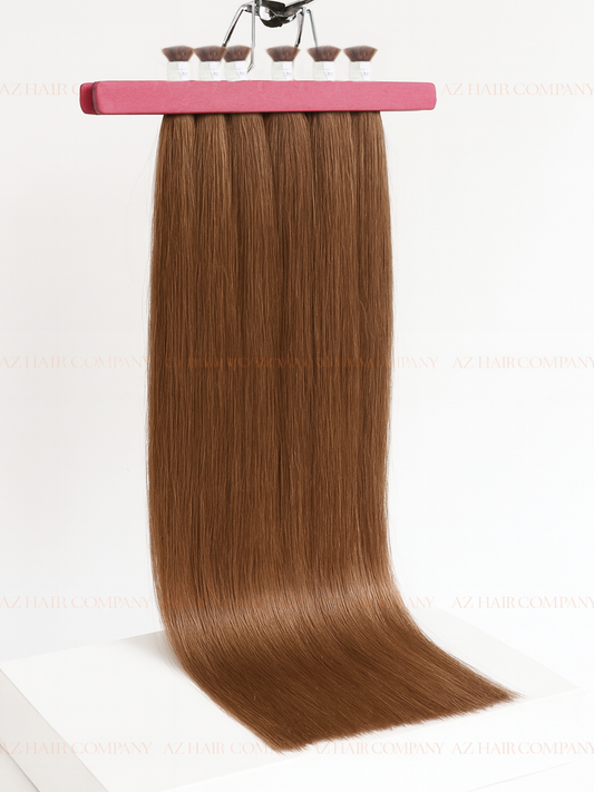 Dark Brown (#2) Bulk Hair Extensions 100g