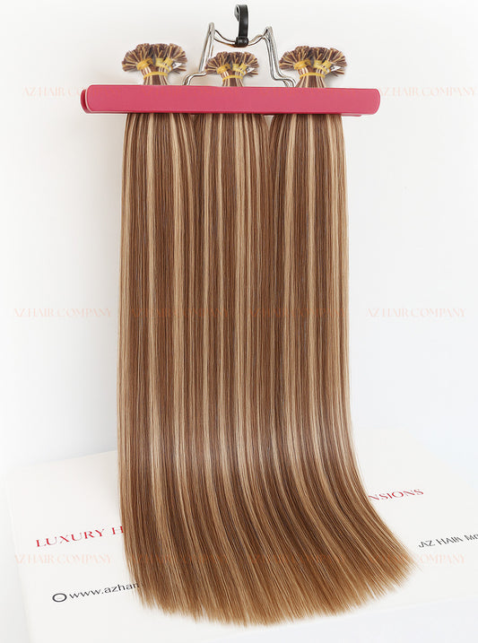 Highlight (#3/#613) Flat Tip Hair Extensions 100g