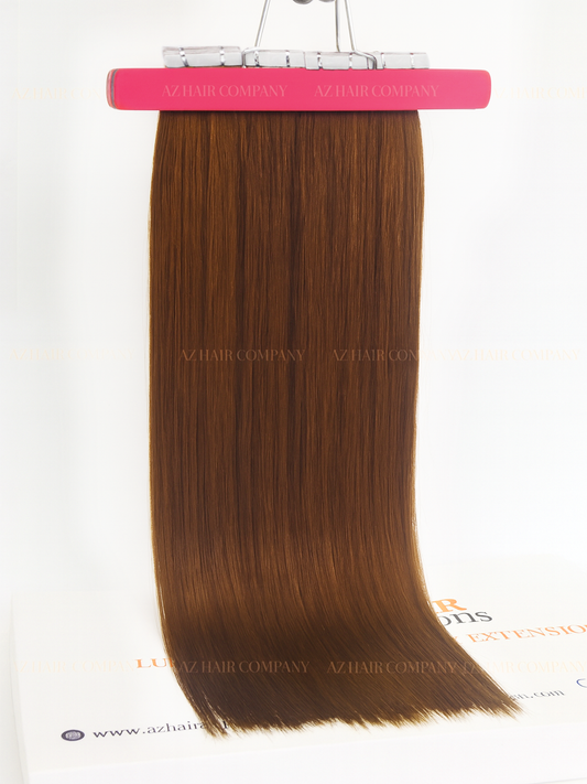 Light Brown (#3) Regular Tape In Hair Extensions 100g