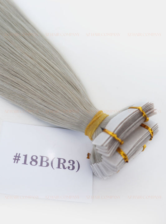 Light Blonde (#18B) Regular Tape In Hair Extensions 100g