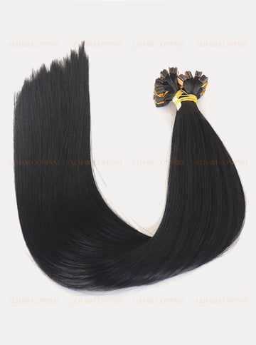 Jet Black (#1) Tape In Hair Extensions 100g