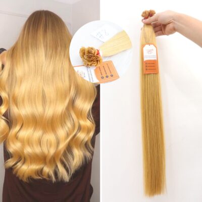 Flat Tip Hair Straight #8ash Color Human Hair Vietnam