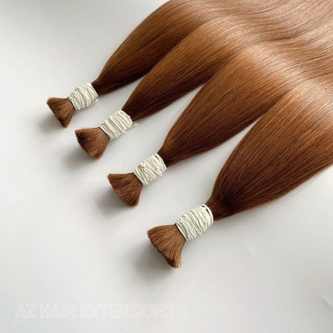 Bulk Human Hair Extensions Straight #2 Color Vietnamese