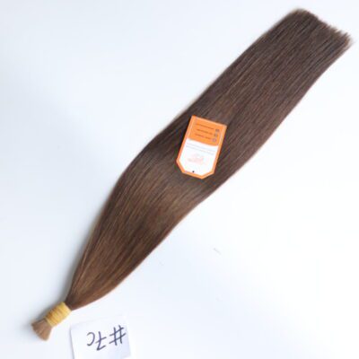 Best Quality 100% Human Hair #7C Color Straight Extensions Vietnamese
