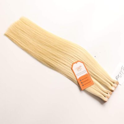 Best Quality Tape Human Hair Straight Extensions #613 Color Vietnamese