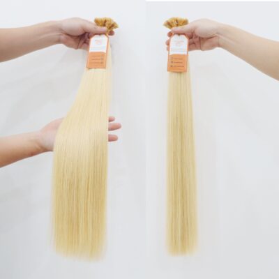 I Tip Hair Straight Extensions #613 Color Vietnamese Best Quality