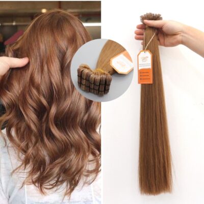 Tape In Hair Extensions #4 Color 100% Remy Human Hair Vietnamese Best Quality