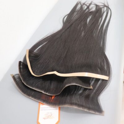 Cuticle Aligned Virgin Hair Long Line Tape In Human Hair Extensions Vietnamese