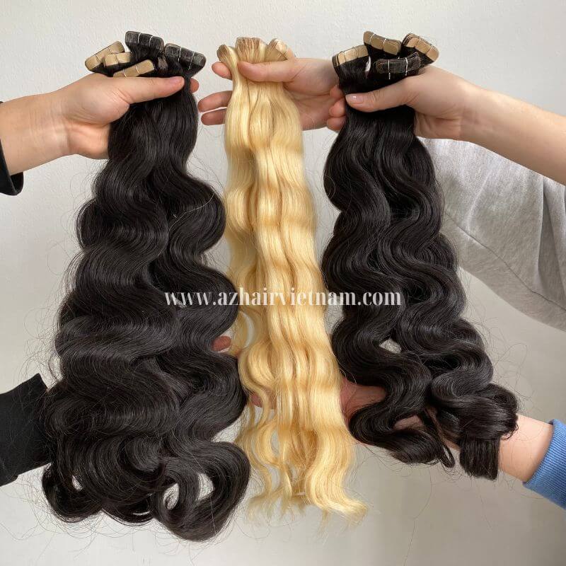 Colored-Invisible-Tape-In-Human-Hair-Body-Wave-Extensions-Factory-Price