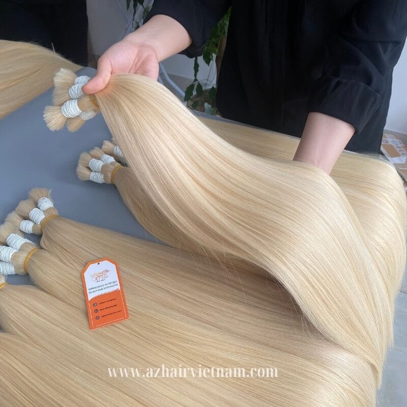 Wholesale-Price-#Pla-Color-Bulk-Hair-100%-Vietnamese-Human-Hair