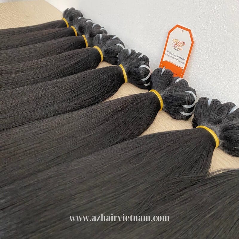 Bone-Straight-Weft-100%-Human-Hair-Extensions-Natural-Color-Factory-Price