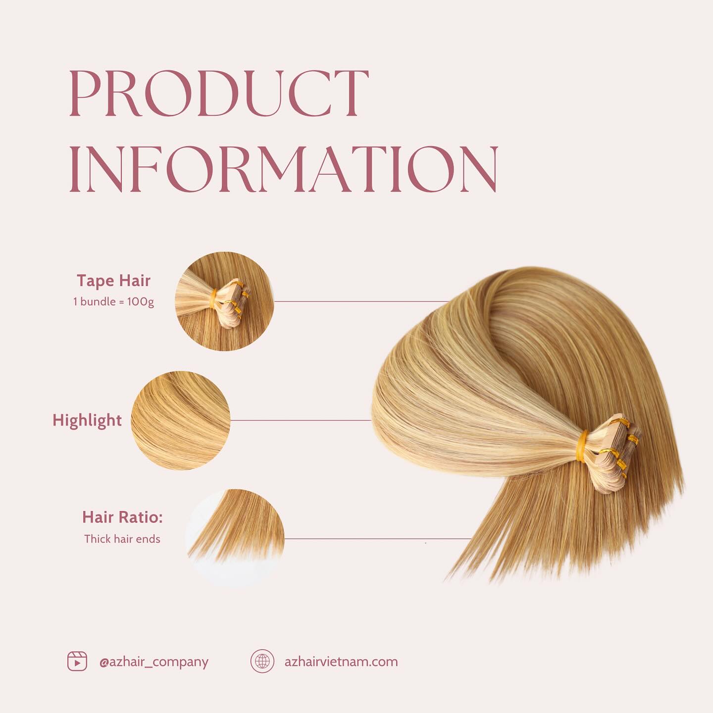 AZ tape in hair extensions