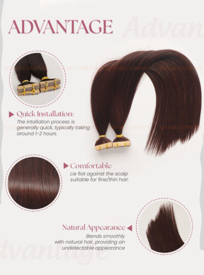 Wholesale-20-inches-Premium-Vietnamese-Glue-in-Hair-Extensions-Color-#2C-