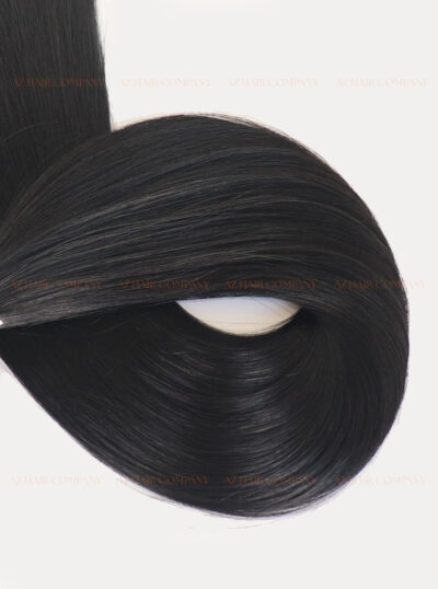 High-end 22-inches Vietnamese Keratin Flat Tip Extensions Color #1 Wholesale Price-