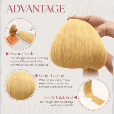 Fusion-Flat-Tip-Extensions-Color-#8ash-Vietnamese-Hair-Factory-Price-Advantage