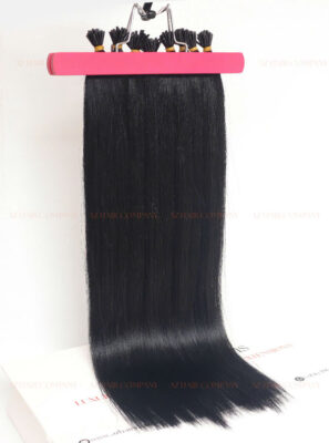 Wholesale 24 inches Premium Vietnamese Fusion I-tip Hair Color #1