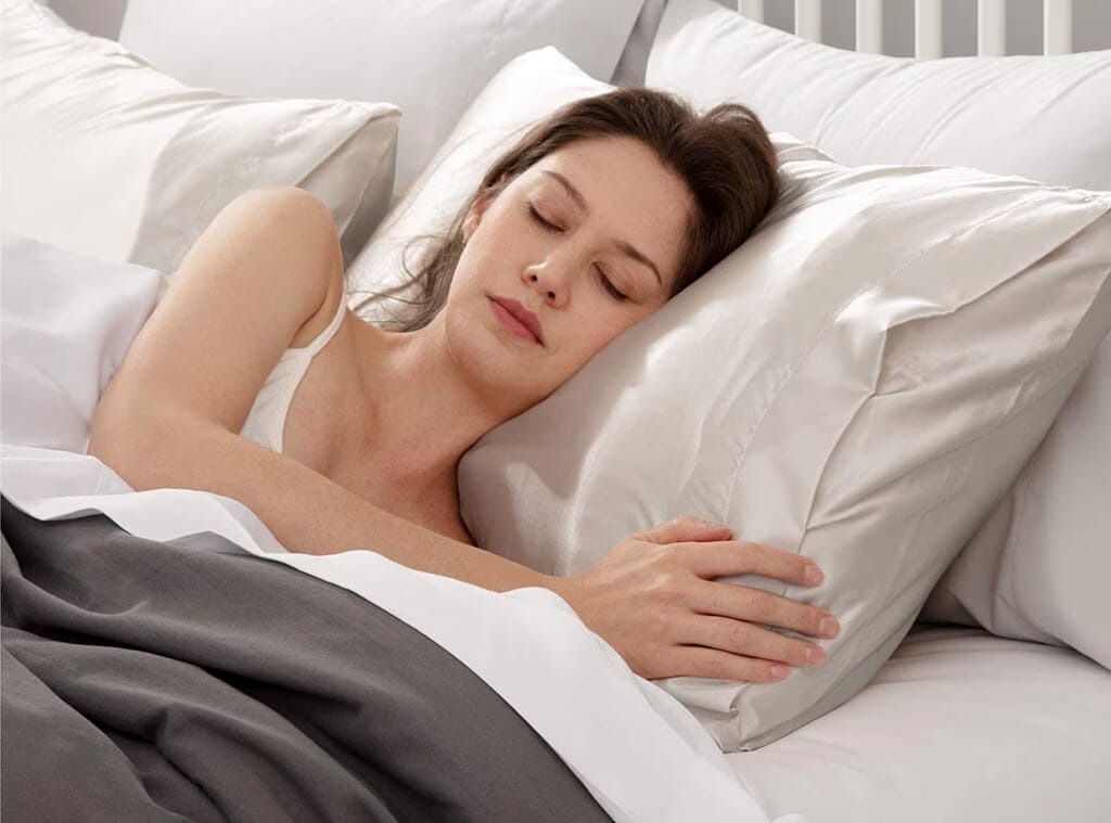 Sleeping-with-Nano-Ring-Hair-Extensions