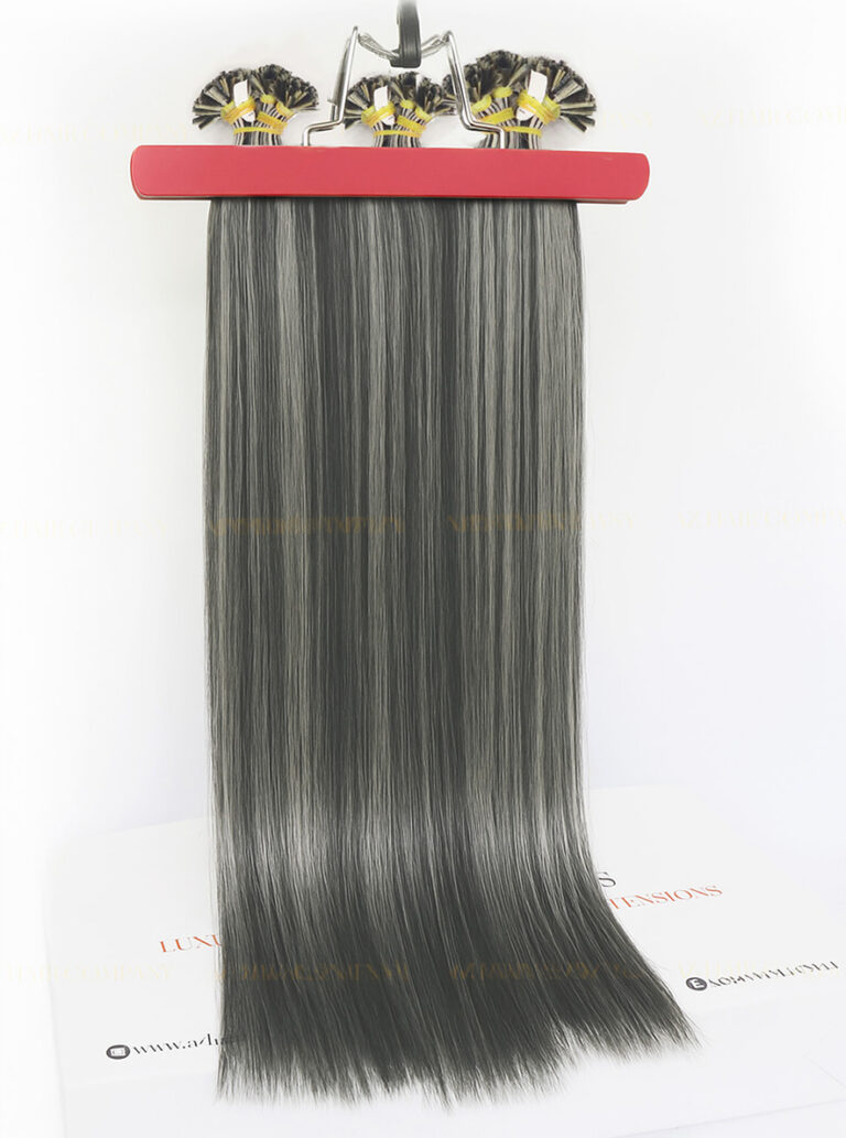 Premium Flat Tip Hair Extensions #1B/18B