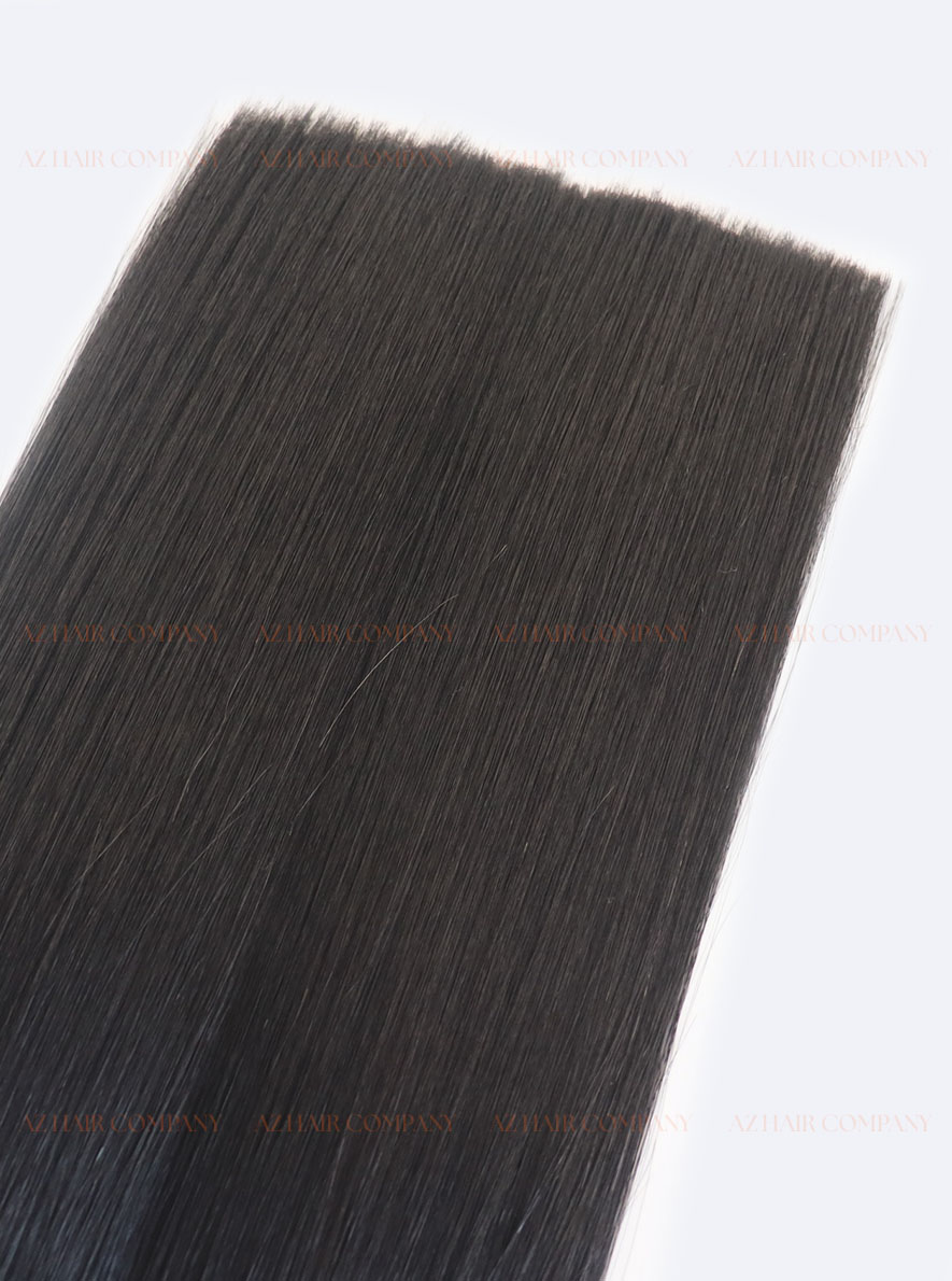 Vietnamese-12A-Machine-Weft-Extensions-Color-#1-Premium-Quality-1