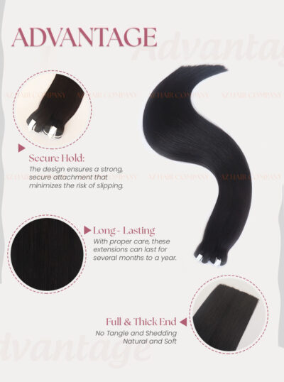 Vietnamese-12A-Machine-Weft-Extensions-Color-#1-Premium-Quality-Advantage