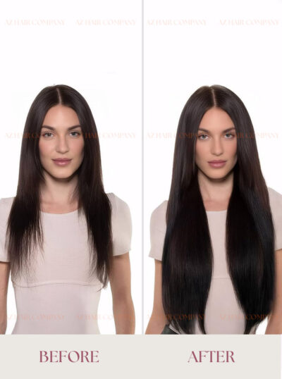 Vietnamese-12A-Machine-Weft-Extensions-Color-#1-Premium-Quality-Before-After